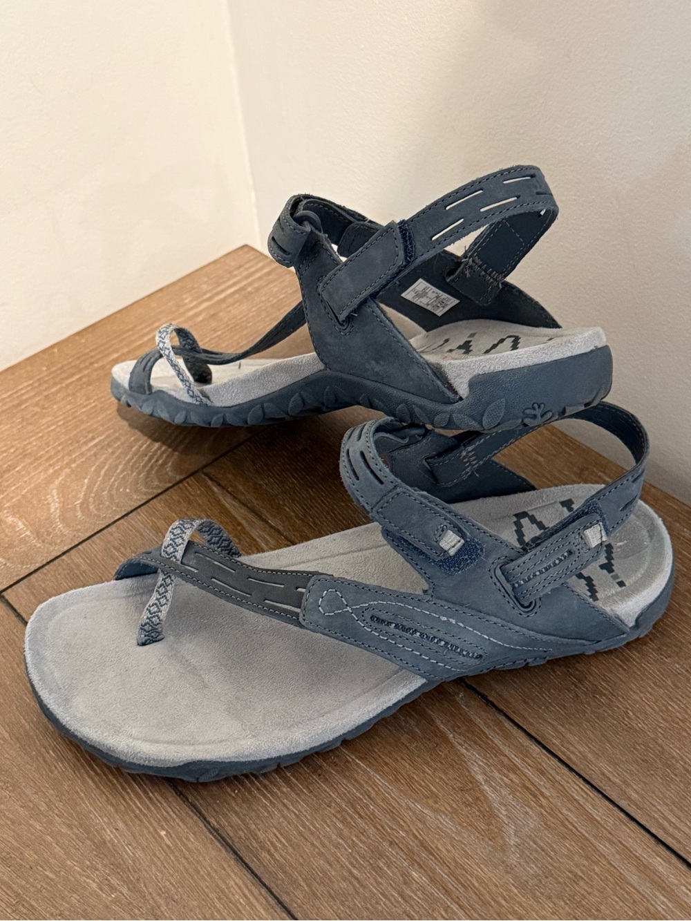 Merrell Terran Post II Sandals Womens 8 Slate  Convertable Strappy Hike Walking
